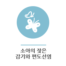 소아의 잦은 감기와 편도선염